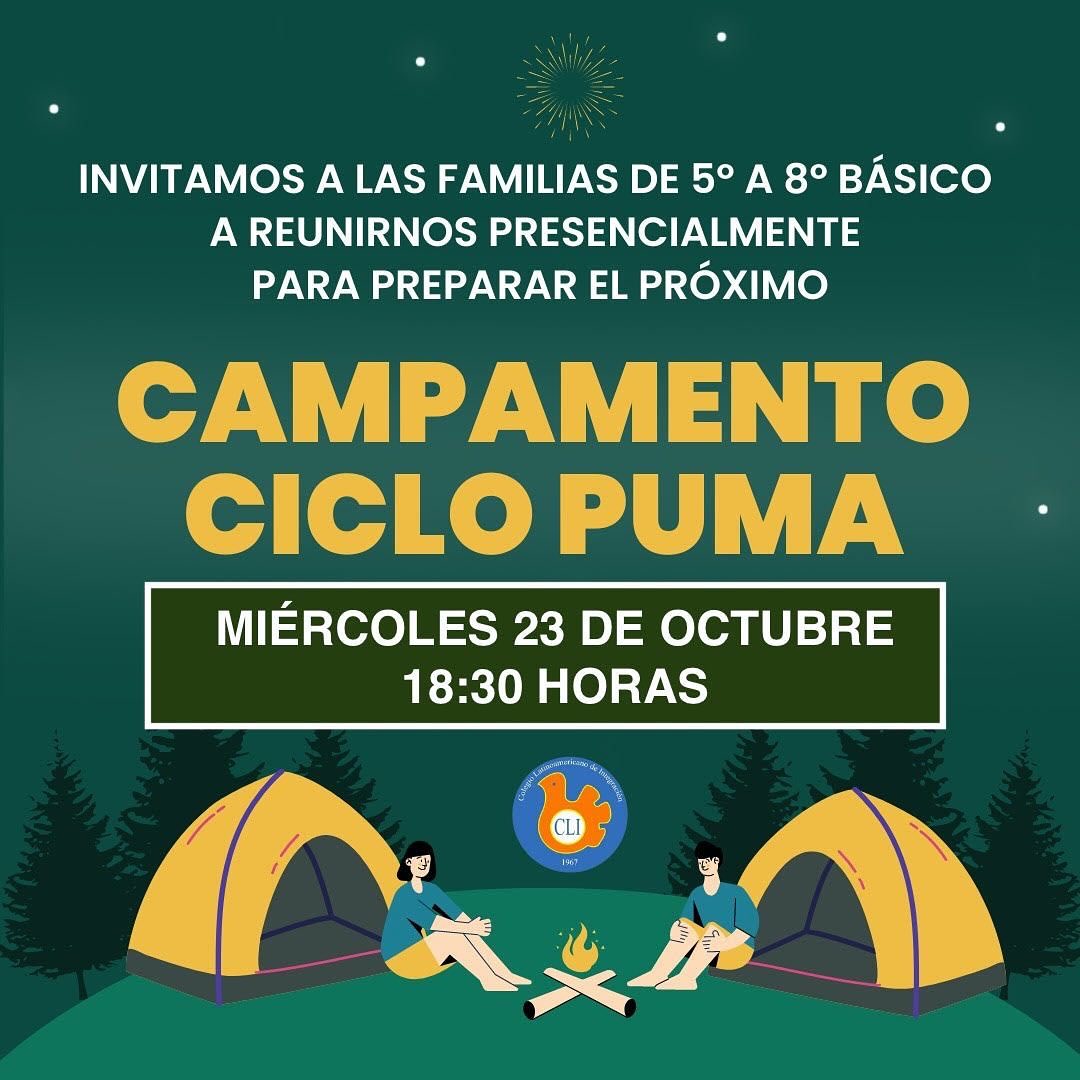 organizar campamemto ciclo puma